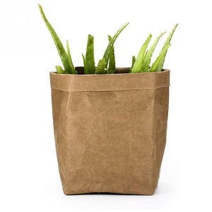 Washable Paper Bag Planter Pot