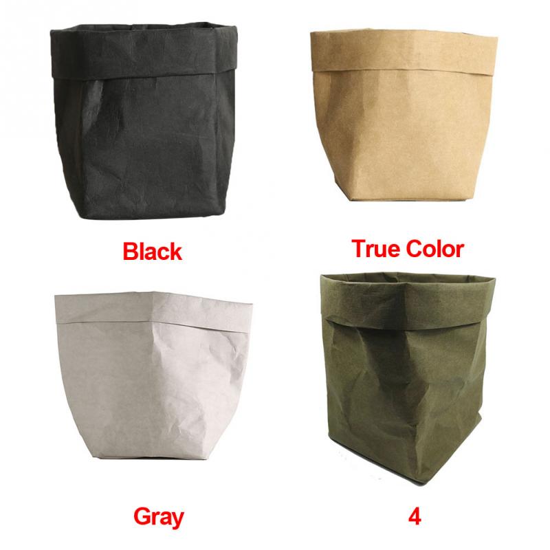 Washable Paper Bag Planter Pot