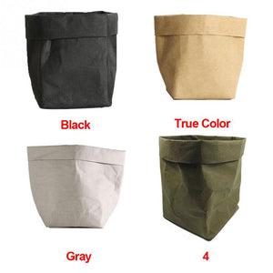 Washable Paper Bag Planter Pot