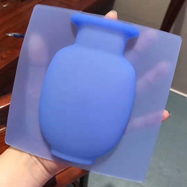 Silicone Sticky Wall Magic Plant Vase