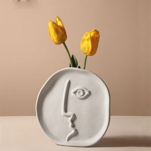 Human Face Decoration Vase