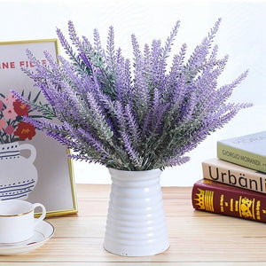 bouquet Provence Lavender Artificial Flowers With Pot