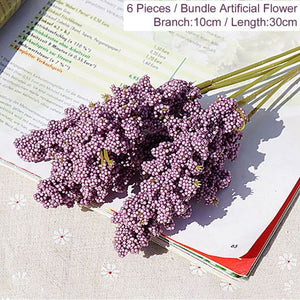 bouquet Provence Lavender Artificial Flowers With Pot