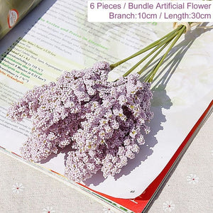 bouquet Provence Lavender Artificial Flowers With Pot