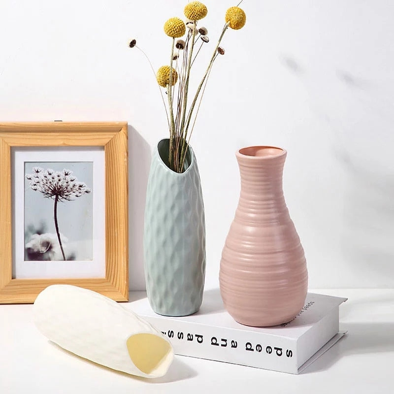 Plastic Vase For Home Decor