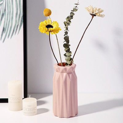 Plastic Vase For Home Decor