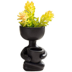 Humanoid Ceramic Flowerpot