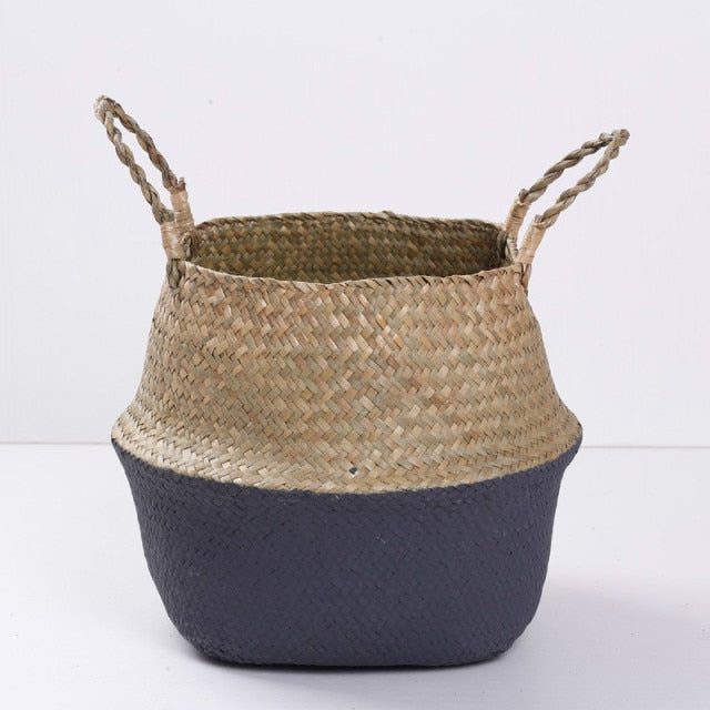 Handmade Bamboo Wicker Rattan Basket