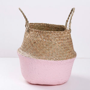 Handmade Bamboo Wicker Rattan Basket