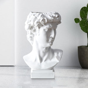 Creative David Sculpture Resin Vase