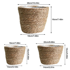 Woven Flower Baskets