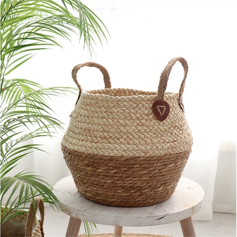 Mrosaa Foldable Natural Flower Pot