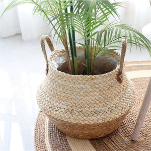 Mrosaa Foldable Natural Flower Pot