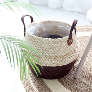 Mrosaa Foldable Natural Flower Pot