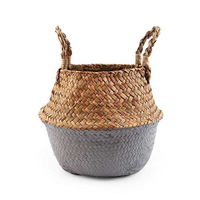 Macrame Wicker Basket