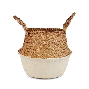 Macrame Wicker Basket