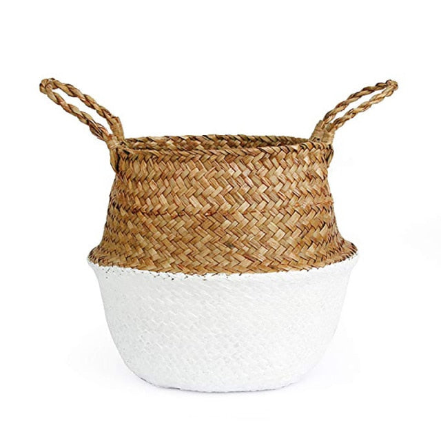 Macrame Wicker Basket