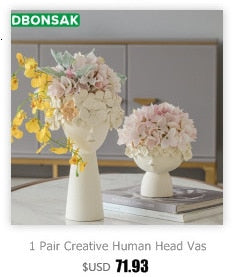 Resin Sculpture Human Face Flower Pot